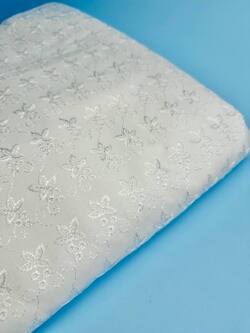 Кружево прошва, цвет белый, ширина 150 см, длина 9м, PR1